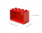 LEGO, Półka BRICK 8 (Czerwona) (41151730)